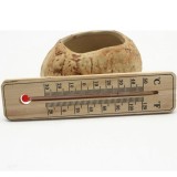 Analoges kleines Holz-Thermometer - Bild 2