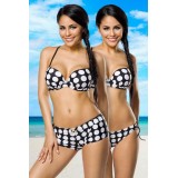 Push-Up-Bikini-Set schwarz/weiß - 12029 - Bild 7