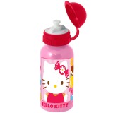 Hello Kitty - Rosa Aluminium Trinkflasche für Kinder - Bild 1