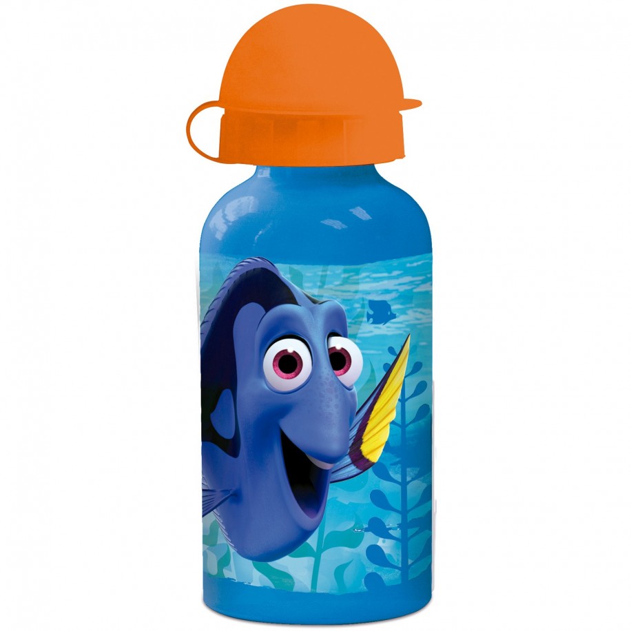 Findet Dorie - Blaue Aluminium Trinkflasche für Kinder - Bild 1