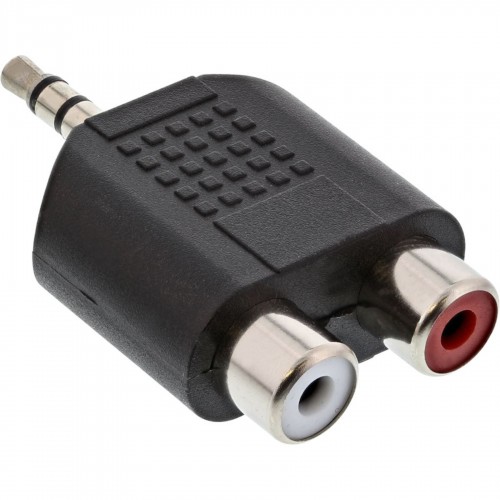 Stereo Adapter 3,5mm Klinke Stecker an 2x Cinch Buchse - Bild 1