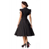 Belsira Premium Vintage-Kleid schwarz - 50152 - Bild 3