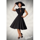 Belsira Premium Vintage-Kleid schwarz - 50152 - Bild 5