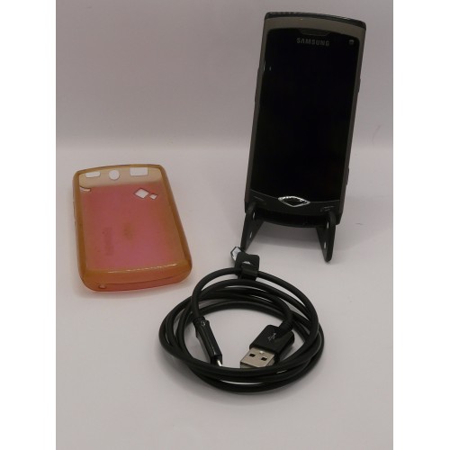 Samsung Wave GT-S8500 - 2 GB schwarz/grau, Handy, gebraucht - Bild 01