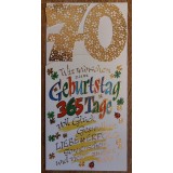 Glückwunschkarte zum 70. Geburtstag - Geburtstagskarte GK-001015 - Bild 1