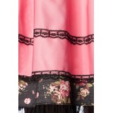 Premium Dirndl inklusive Bluse schwarz/rosa - AT70001 - Bild 7